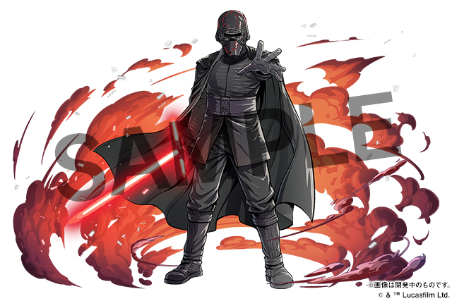 【パズル＆ドラゴンズ】世界中で愛されている超大作「STAR WARS」シリーズとの初コラボ開催決定！のサブ画像7_　「カイロ・レン」