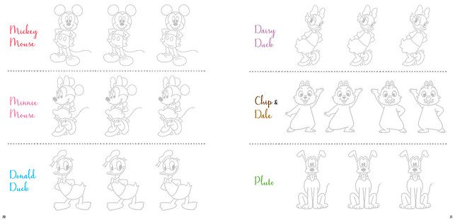 かわいいディズニーキャラを描いてみよう！『HAPPYディズニー　楽しく描けるイラストレッスン』発売のサブ画像6