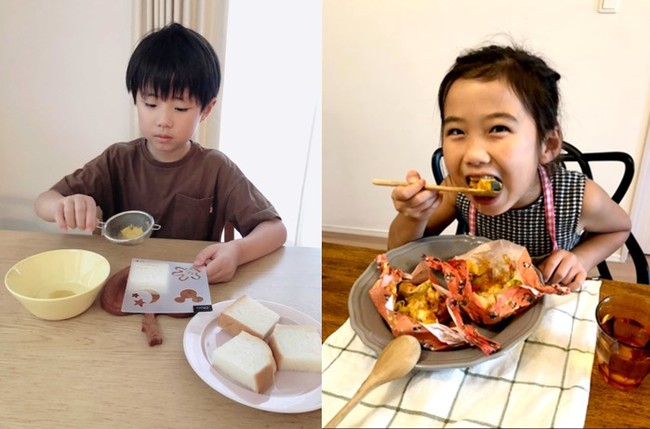 Kit Oisix＜ミッキー＆フレンズ＞トマトBBQチキン／ハロウィントースト　10月14日（木）発売のサブ画像6_お子さまが商品を楽しむ様子