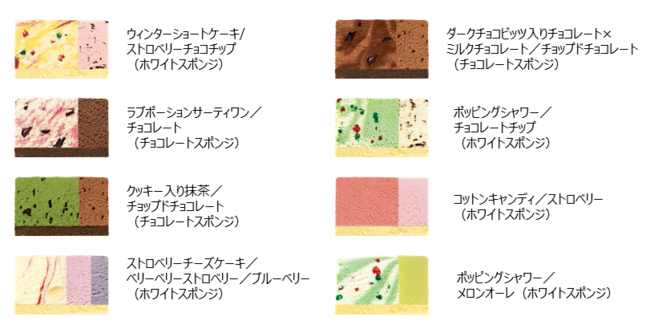 ネット予約でラクラク予約♪　美味しさキラめく、特別なクリスマスを　「HAPPY ICE CREAM CHRISTMAS （ハッピー アイスクリーム クリスマス）」のサブ画像2_クリスマス パレット８