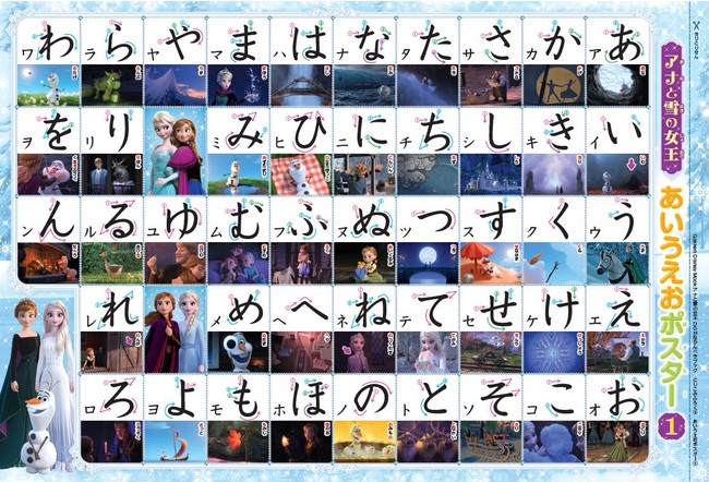 ドリル、マグネット、ポスター、カード…豪華付録がいっぱい！　アナ雪のキャラクターといっしょにひらがなを楽しみながらマスターしよう！　のサブ画像5_©Disney