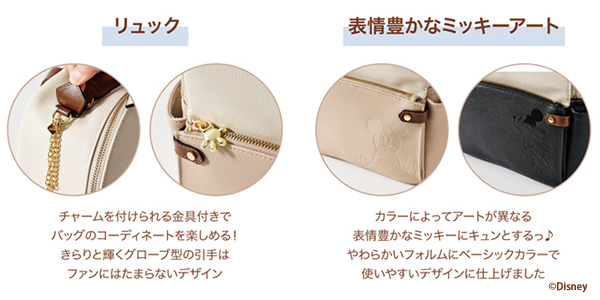 & シュエットから第２弾となるオトナのディズニーファンに向けた 【Mickey Collection】が登場!! 10月18日（月）先行販売開始のサブ画像3_ミッキー／ソフトリュック