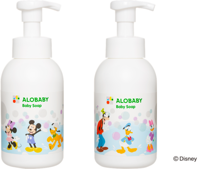 アロベビー ベビーソープ ディズニーデザイン 11月10日（水）より数量限定発売のメイン画像