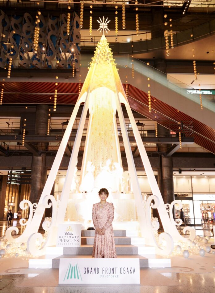 ディズニープリンセスとタイアップしたグランフロント大阪のクリスマスのメイン画像