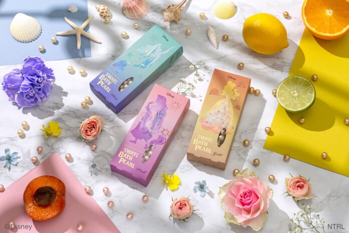 バスタイムを特別なひとときにするSWATiバスパールに新しいラインアップ「SWATi BATH PEARL / Disney Princess 」が新発売！のメイン画像