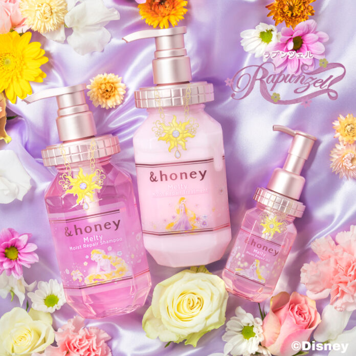 「&honey」よりディズニープロジェクト第3弾！ディズニー限定デザインの大人気シリーズが再登場！『&honey Melty/ラプンツェル』2022年5月27日(金)限定発売のメイン画像