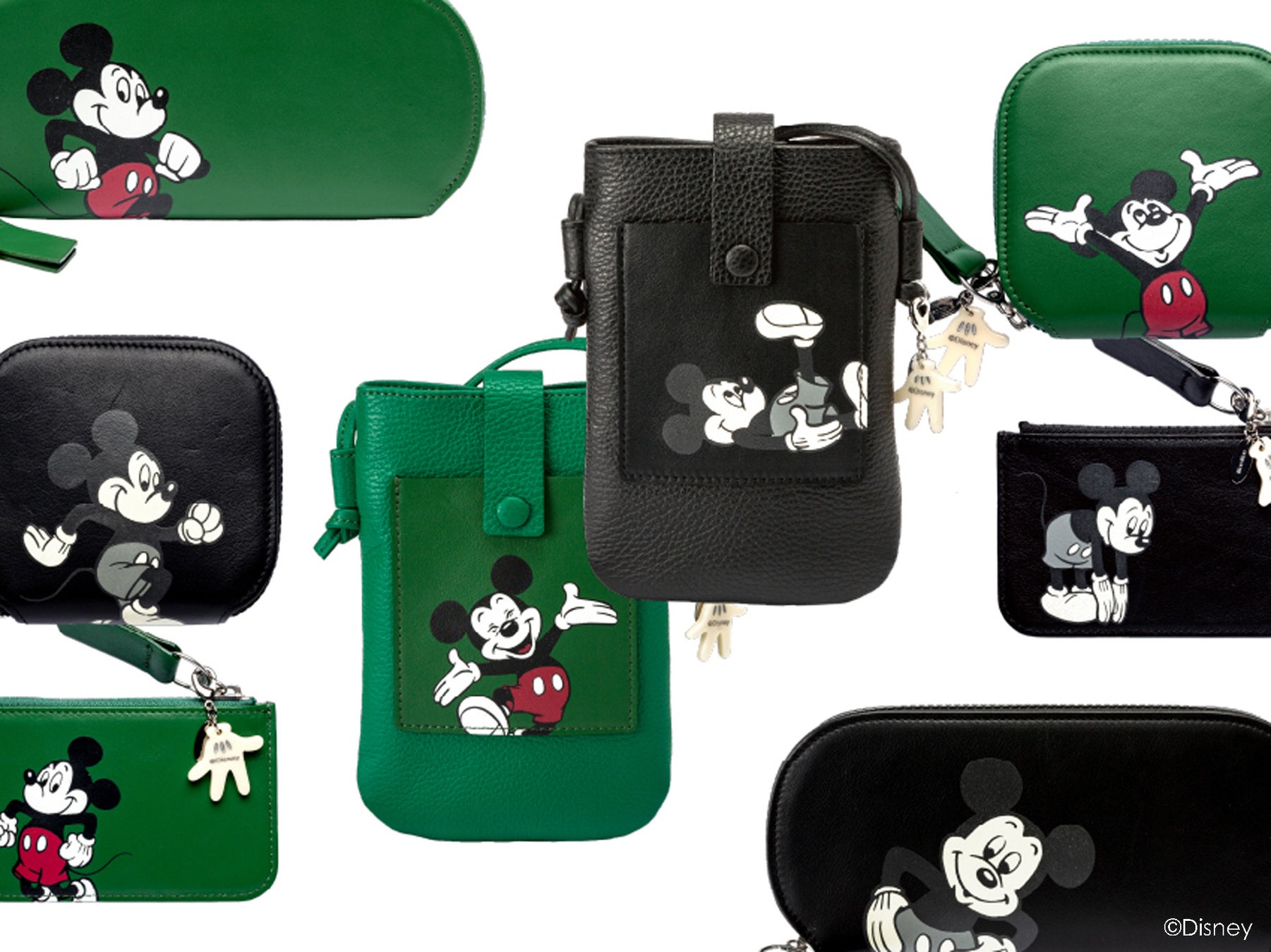 カラフルポップな革小物ブランド “itten-itten” がお届けする、初の「Disney Collection」登場！レザーグッズを11月11日(金)から発売！のサブ画像2_ミッキーマウス