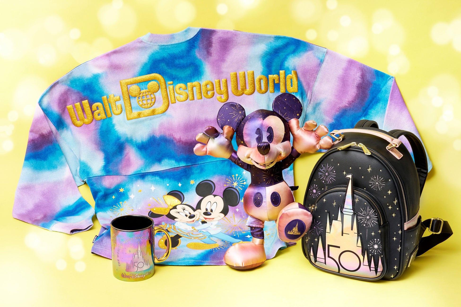 ウォルト・ディズニー・ワールド・リゾート50周年グランドフィナーレを彩るコレクション「Walt Disney World 50th Celebration」がディズニーストアで1月10日(火)より発売のサブ画像1_© Disney © Disney／Pixar © 2023 MARVEL © & ™ Lucasfilm Ltd.