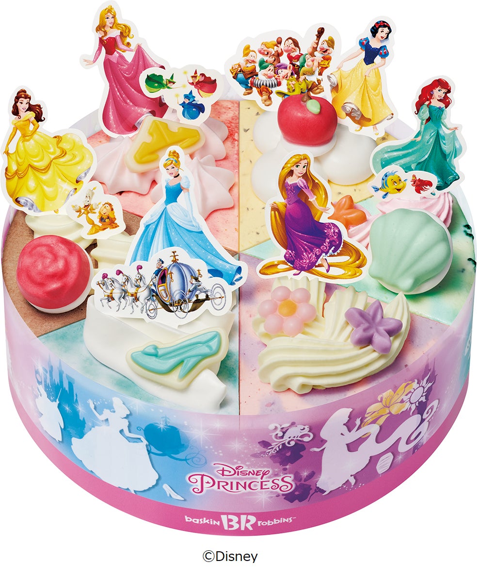 自由に飾って楽しみ方2倍♪ちょっぴりオトナのプリンセスケーキ「ディズニープリンセス / パレット６」のサブ画像1_ディズニープリンセス  パレット６