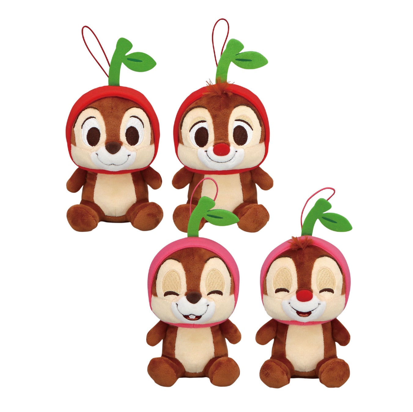 「ディズニーキャラクター」のアイテムがフリューのプライズから初登場！ディズニー100周年をお祝いする特別なシリーズに大注目！のサブ画像5_　「【FDM】なかよしチェリー ちぇりしゅーぬいぐるみ」（全4種）