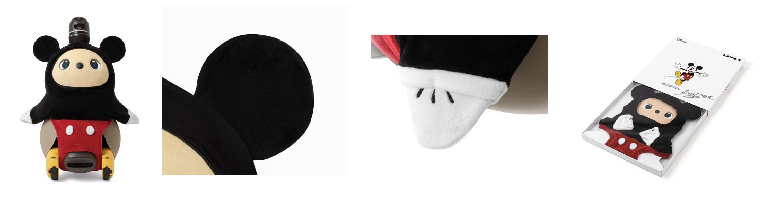 ミッキーマウス仕様の『LOVOT』が初登場！『Mickey Mouse / edition of LOVOT』オリジナルの専用服やアプリデザイン付で3月15日(水)より販売開始のサブ画像3_©Disney