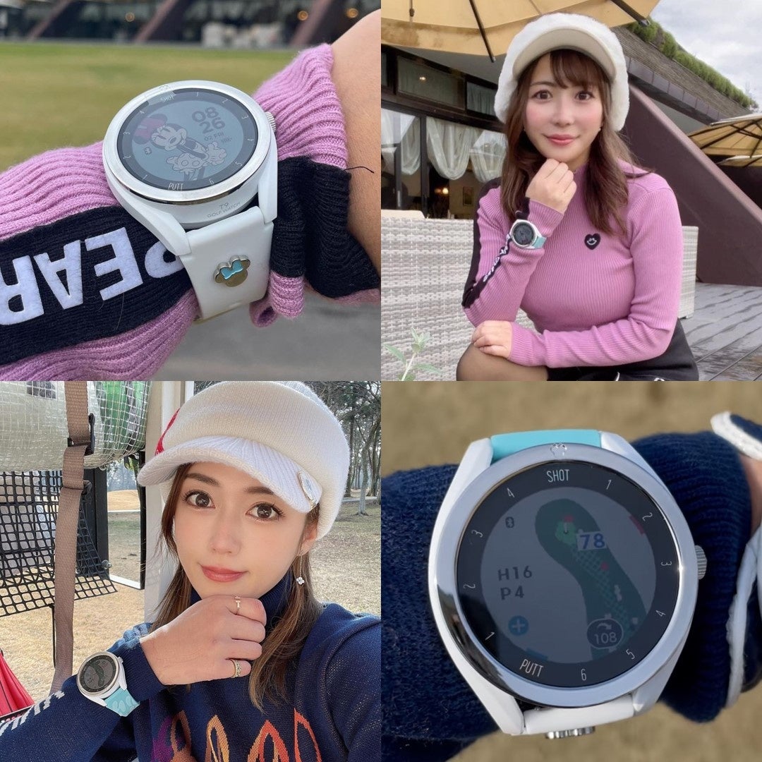 【ディズニー40周年記念イベント】ゴルフウォッチ Voice Caddie T9 ミニーマウスエディションを1つ買うとディズニーチケット1枚プレゼント！のサブ画像3