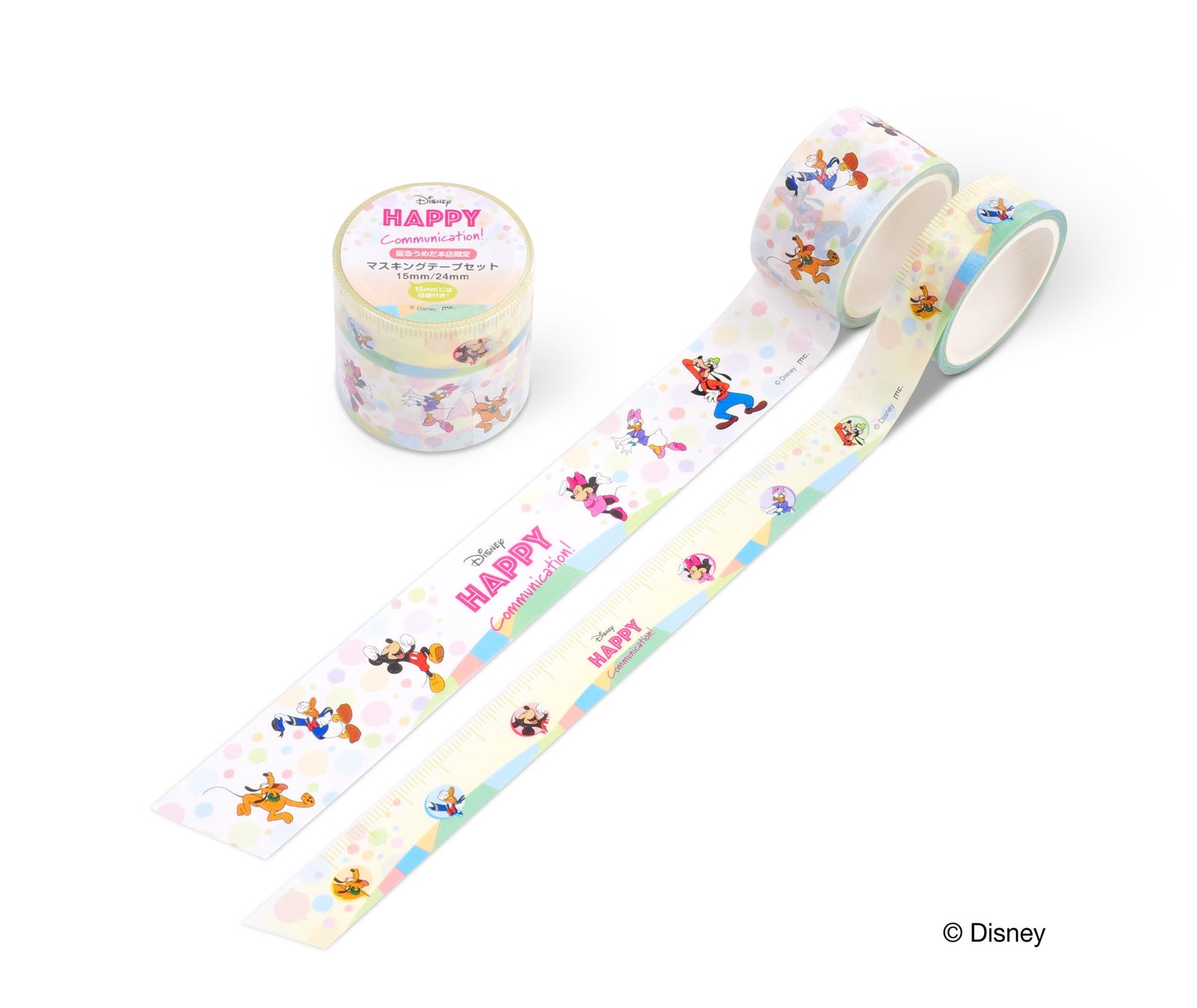 4月26日（水）から阪急うめだ本店で、ショッピングイベント「Disney100 THE MARKET」を開催！のサブ画像2_マスキングテープセット 990円 【阪急うめだ限定】◎9階 催場