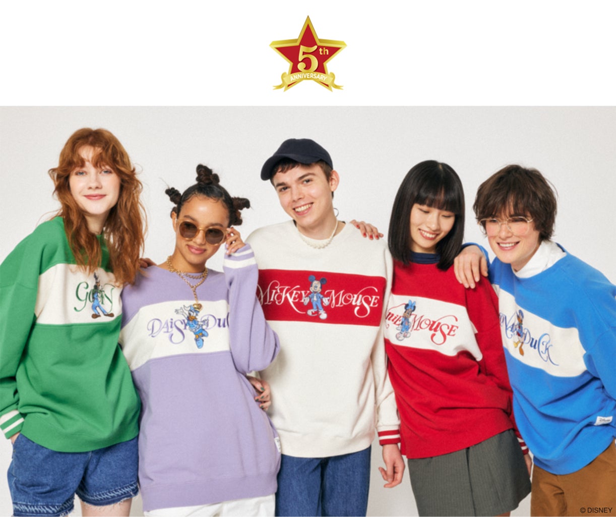 MOUSSY（マウジー）が展開する「Disney SERIES CREATED by MOUSSY」より、5th ANNIVERSARY PRESENT CAMPAIGNを開催！のサブ画像1