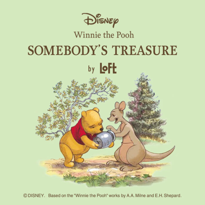 【ロフト】ロフト限定「くまのプーさん」雑貨コレクション「Disney Winnie the Pooh SOMEBODY’S TREASURE by LOFT」開催！のメイン画像