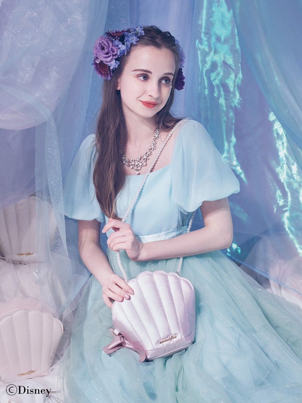 【Maison de FLEUR】『リトル・マーメイド』の世界をイメージしたDisney Collectionを6月9日(金)に発売　～アリエルが暮らす美しい海の中から着想を得たバッグとポーチ～のサブ画像4