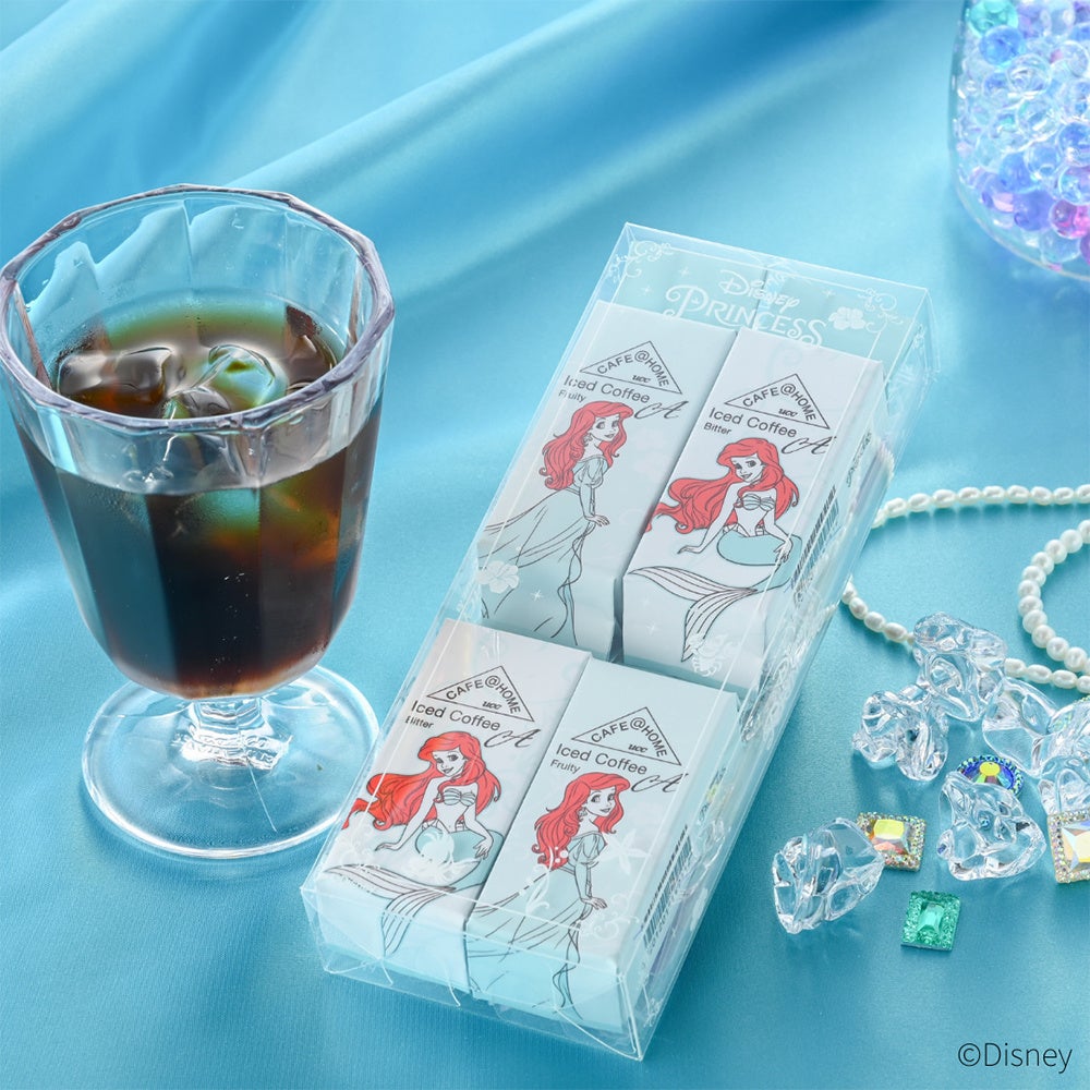 全館がディズニーでいっぱいに！ 「Disney100 THE MARKET in ジェイアール京都伊勢丹」のサブ画像14_〈UCCカフェメルカード〉CAFE＠HOME ディズニープリンセスセレクション アイスコーヒー 4Ｐギフト
