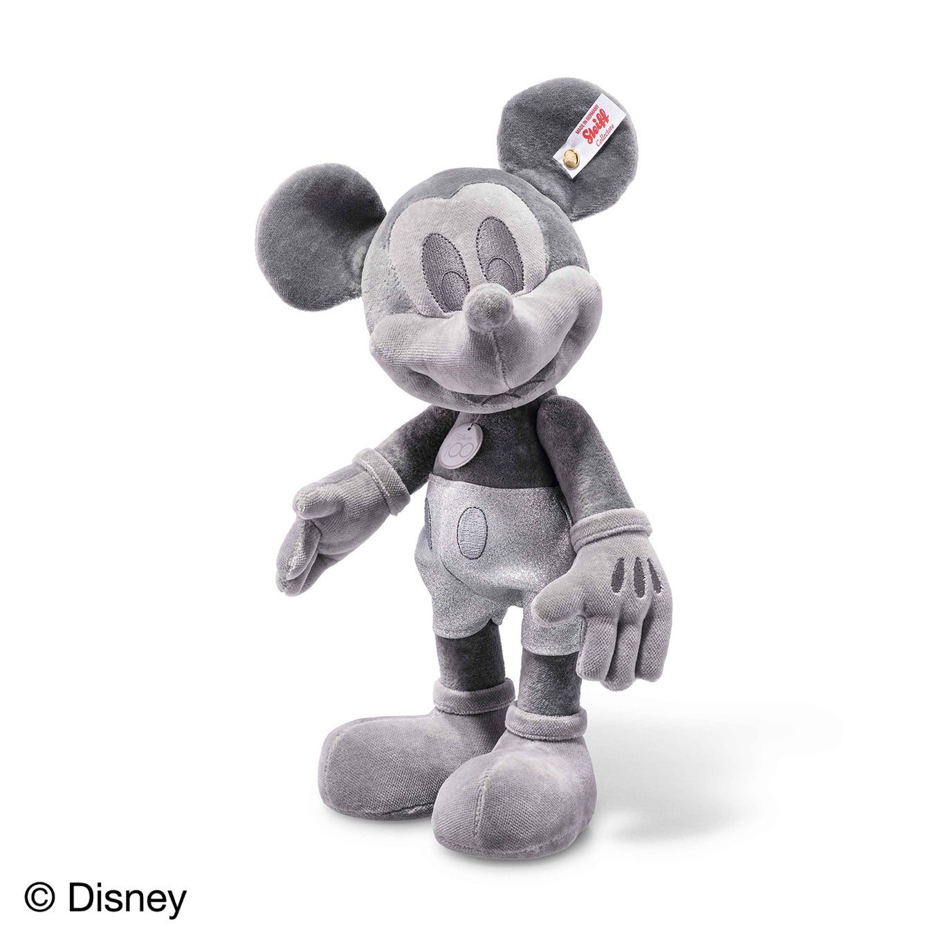 全館がディズニーでいっぱいに！ 「Disney100 THE MARKET in ジェイアール京都伊勢丹」のサブ画像7_〈シュタイフ〉D100ミッキーマウス プラチナ