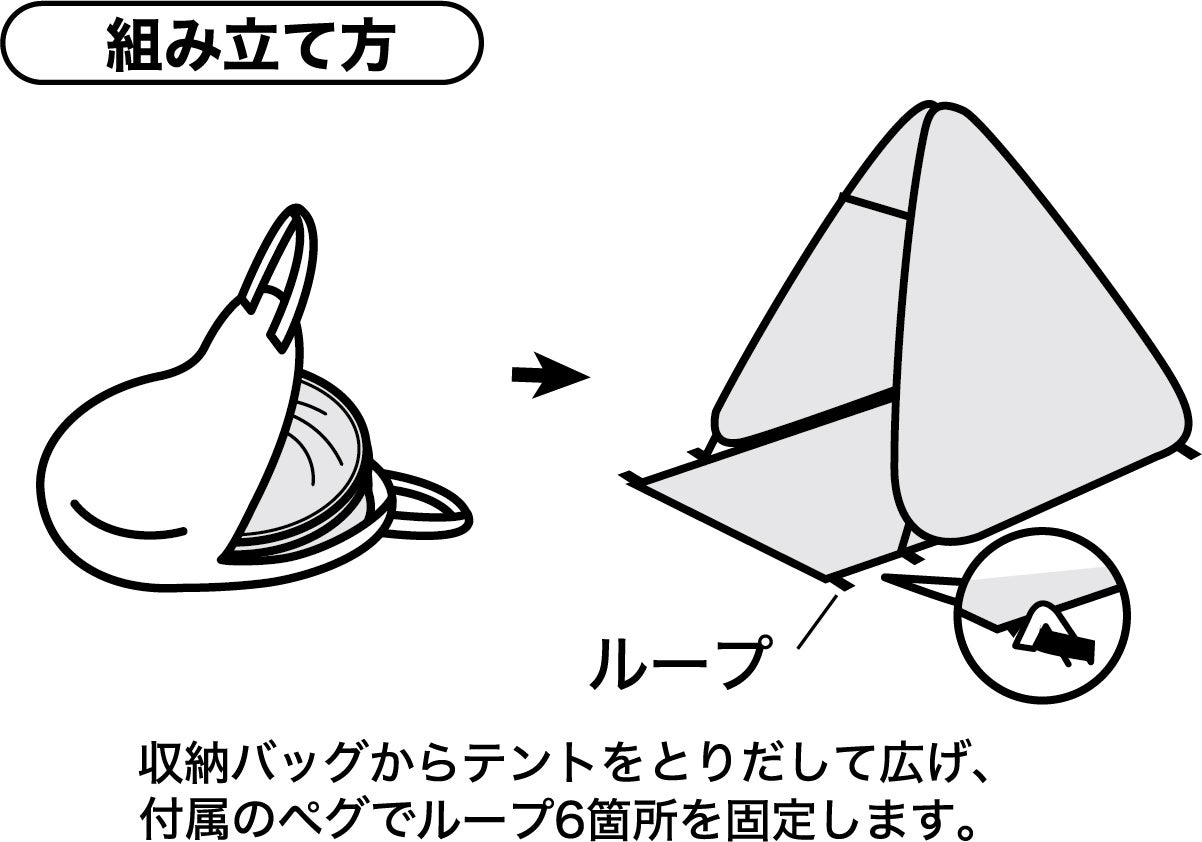 レジャー用テントは機能とデザインを重視！　UV（紫外線）カット・可愛いキャラクターの「ポップアップテント（大・小）」好評発売中！のサブ画像6