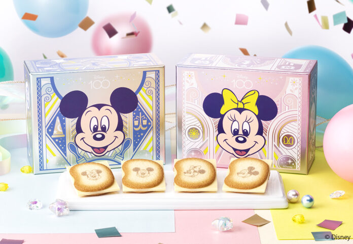 【東京ばな奈】「ミッキーマウス」と「ミニーマウス」をデザインしたスイーツを、ディズニー創立100周年を祝う限定パッケージで発売！公式通販にも登場。のメイン画像