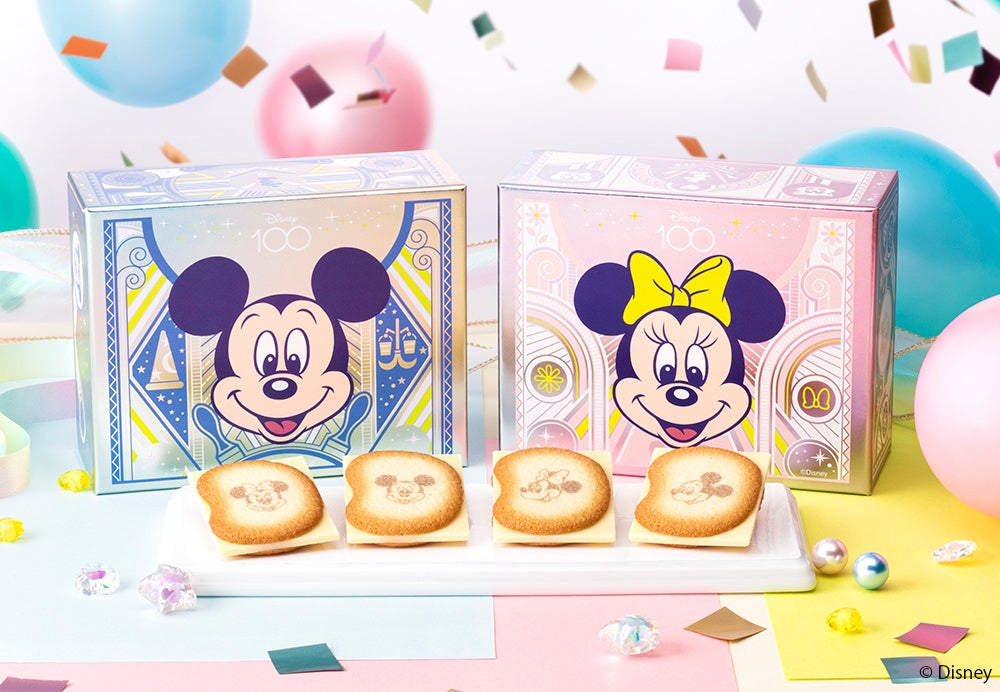 【東京ばな奈】「ミッキーマウス」と「ミニーマウス」をデザインしたスイーツを、ディズニー創立100周年を祝う限定パッケージで発売！公式通販にも登場。のサブ画像2