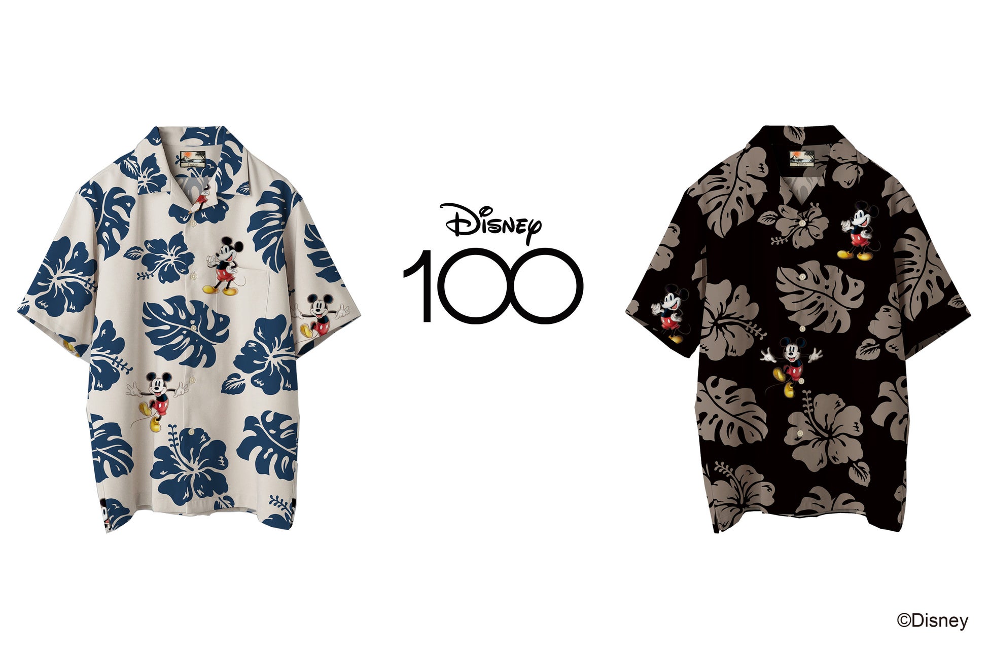 沖縄のアロハシャツブランド「パイカジ」ディズニー創立100周年の一環としてミッキーマウスのデザインしたシャツを7月8日(土)より予約販売開始！のサブ画像1
