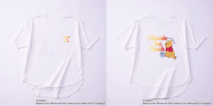【イオン限定】「くまのプーさん」デザインのＴシャツや半袖パーカを店舗とＷＥＢで新発売のサブ画像10