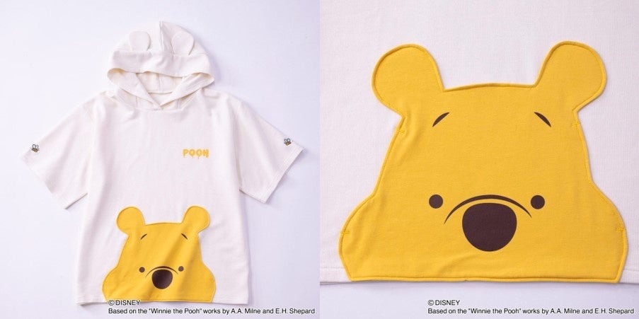 【イオン限定】「くまのプーさん」デザインのＴシャツや半袖パーカを店舗とＷＥＢで新発売のサブ画像2