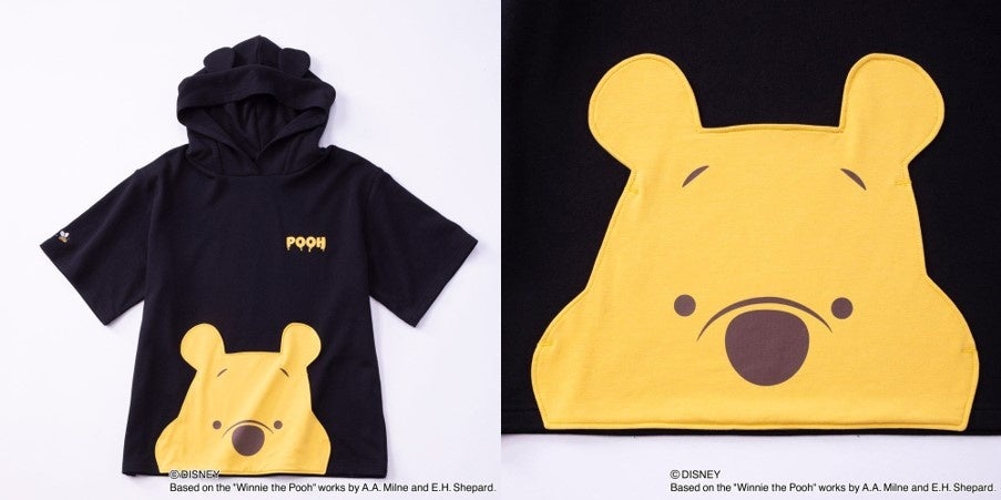 【イオン限定】「くまのプーさん」デザインのＴシャツや半袖パーカを店舗とＷＥＢで新発売のサブ画像3