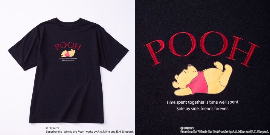 【イオン限定】「くまのプーさん」デザインのＴシャツや半袖パーカを店舗とＷＥＢで新発売のサブ画像4