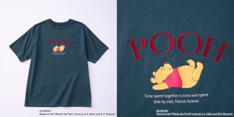 【イオン限定】「くまのプーさん」デザインのＴシャツや半袖パーカを店舗とＷＥＢで新発売のサブ画像5