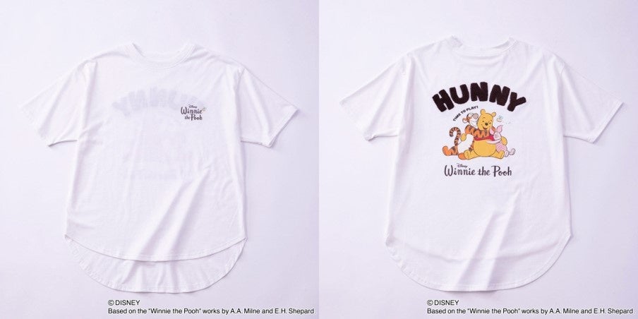 【イオン限定】「くまのプーさん」デザインのＴシャツや半袖パーカを店舗とＷＥＢで新発売のサブ画像8