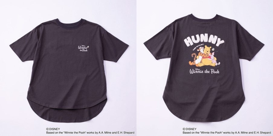 【イオン限定】「くまのプーさん」デザインのＴシャツや半袖パーカを店舗とＷＥＢで新発売のサブ画像9