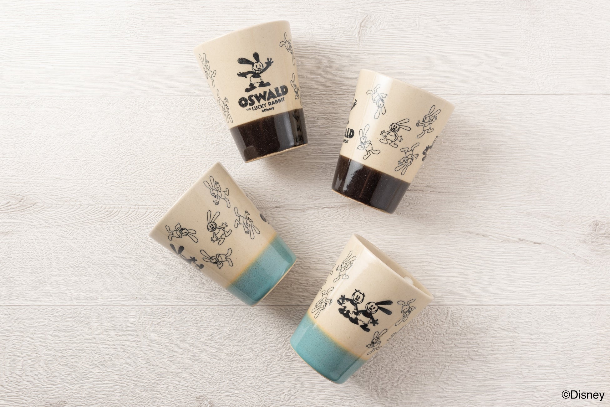 伝統工芸「益子焼」の陶器ブランド MASHICO より「オズワルド・ザ・ラッキー・ラビット」デザインの新作テーブルウェアが登場です。のサブ画像4