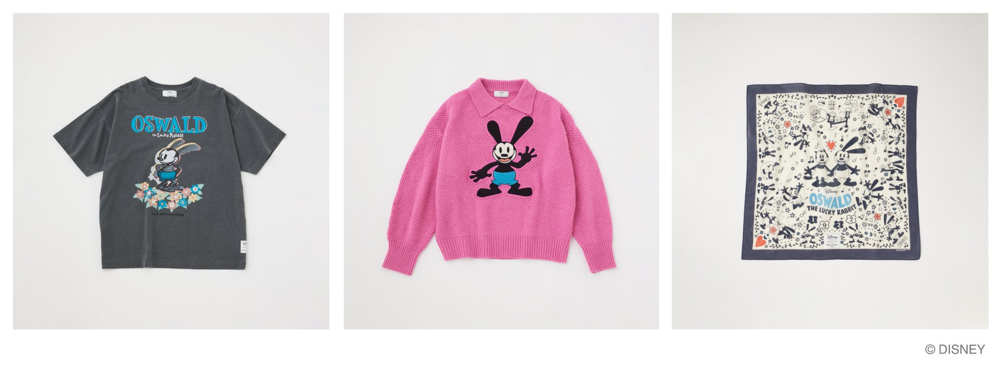 MOUSSY(マウジー)より「Disney SERIES CREATED by MOUSSY」 Disney100 OSWALD SPECIAL COLLECTION が登場!のサブ画像4