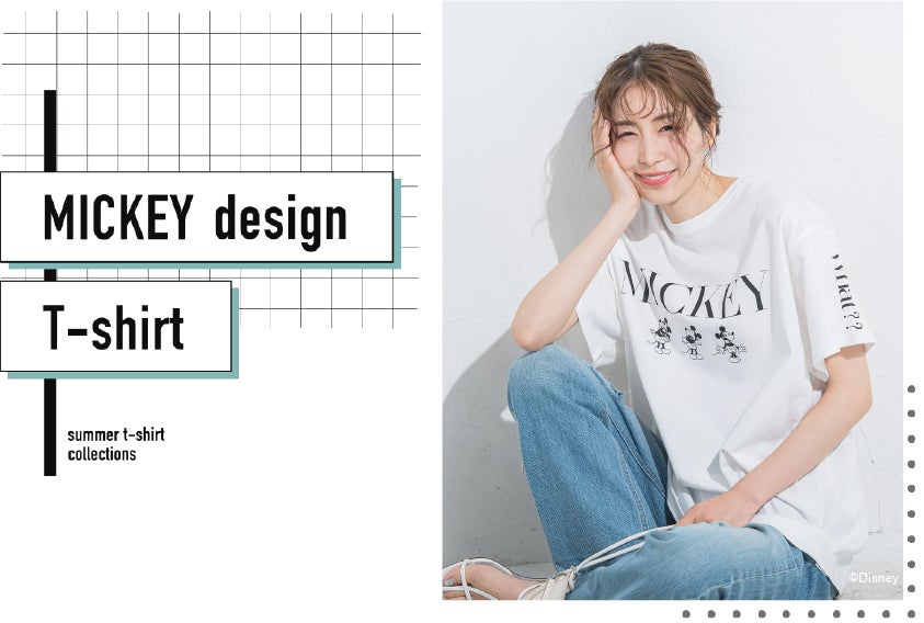 【VICKY(ビッキー)】より可愛いミッキーマウスをデザインしたTシャツコレクションが登場！のサブ画像1