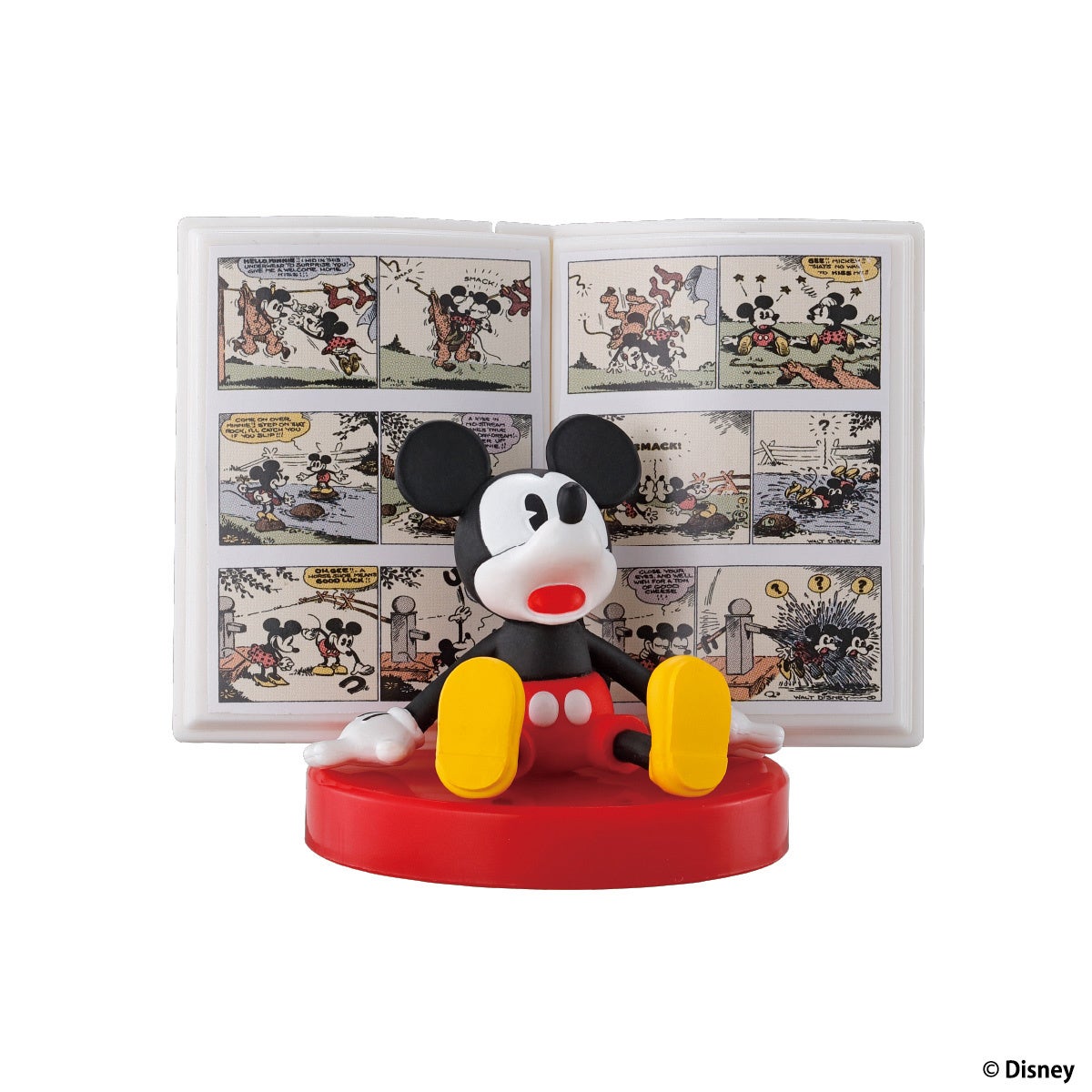 ＼本の中からキャラクターが飛び出してきた！？／ガシャポン®新シリーズ「カプセルストーリーフィギュア」登場のサブ画像3_①ミッキーマウス