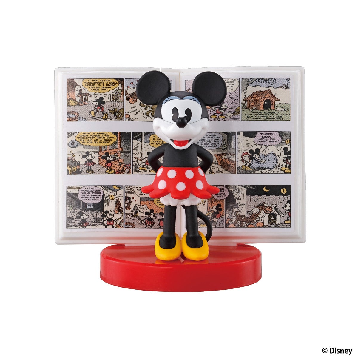 ＼本の中からキャラクターが飛び出してきた！？／ガシャポン®新シリーズ「カプセルストーリーフィギュア」登場のサブ画像4_②ミニーマウス