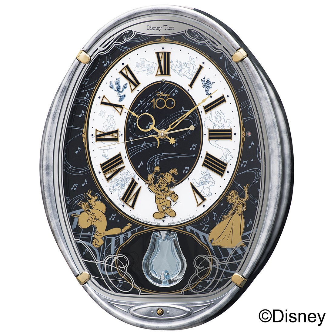 ディズニー創立 100 周年を祝してプラチナカラーのアミューズ時計を数量限定で発売のサブ画像2