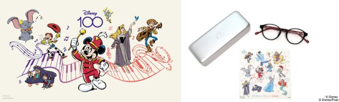 ディズニーキャラクターにインスパイアされたメガネをみんなの目元に。JINSからディズニー100をテーマにしたメガネ全34種を10月5日（木）一挙に発売！のメイン画像