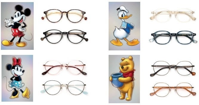 ディズニーキャラクターにインスパイアされたメガネをみんなの目元に。JINSからディズニー100をテーマにしたメガネ全34種を10月5日（木）一挙に発売！のサブ画像4