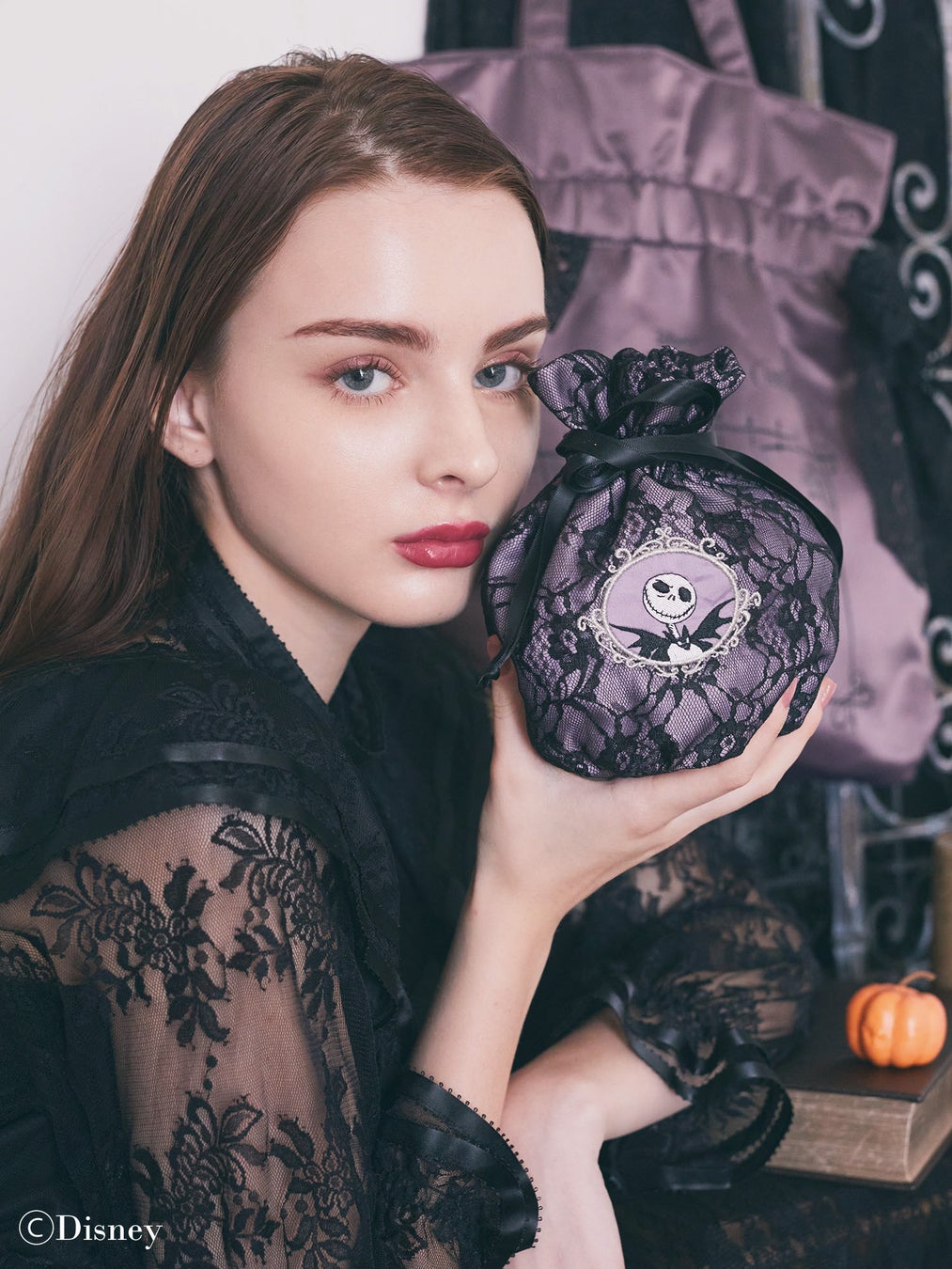【Maison de FLEUR】Disney Collectionから『ナイトメアー・ビフォア・クリスマス』が登場　ダークな雰囲気にレースやリボンで甘さをプラスしたコレクションのサブ画像4