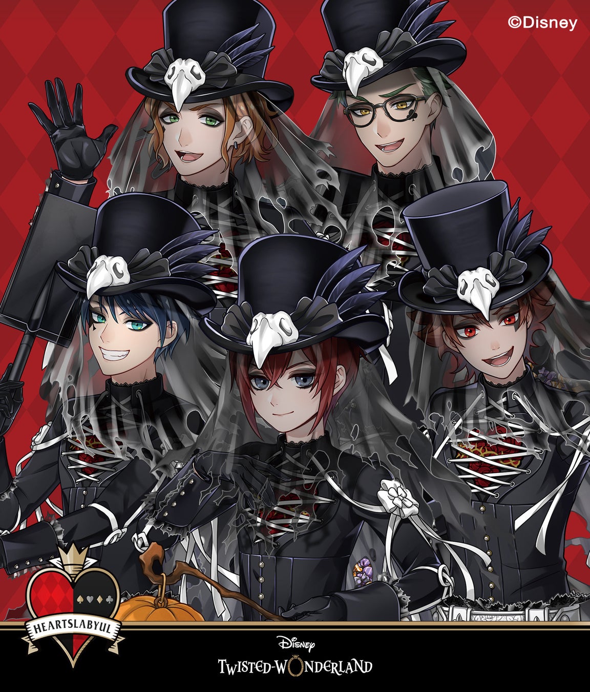 『ディズニーツイステッドワンダーランド』ディズニーアーティスト監修のハロウィーン用オリジナルアートをプリ機『ハルイロセカイ2』に10月１日より期間限定で搭載のサブ画像3