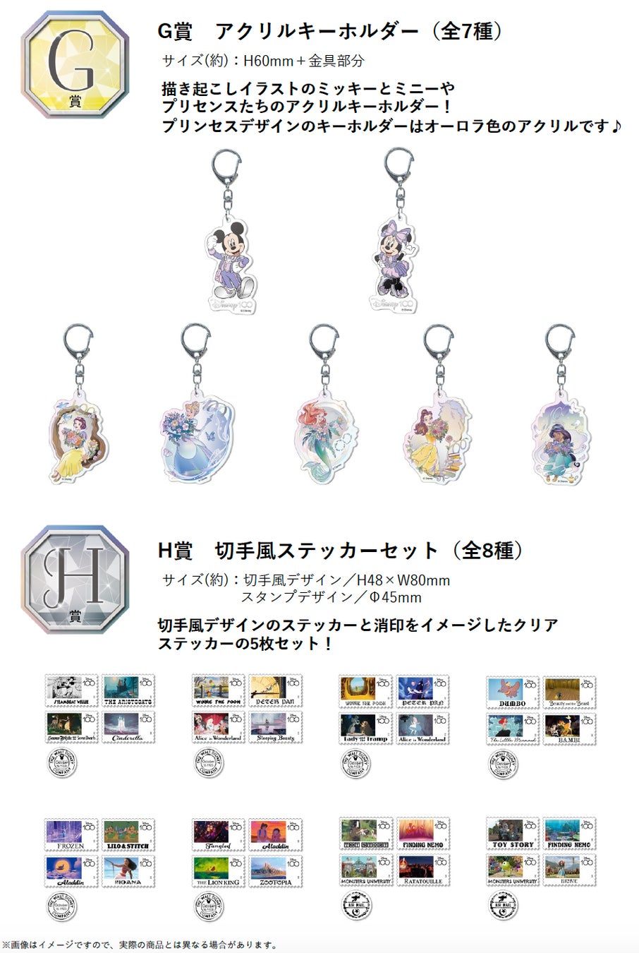 Happyくじ 『Disney100』全国のセブン‐イレブン、イトーヨーカドー、ロフト、ゆめタウンにて10月20日（金）より順次発売開始！さらに！セブンマイルプログラムとの連動企画も実施決定！のサブ画像4