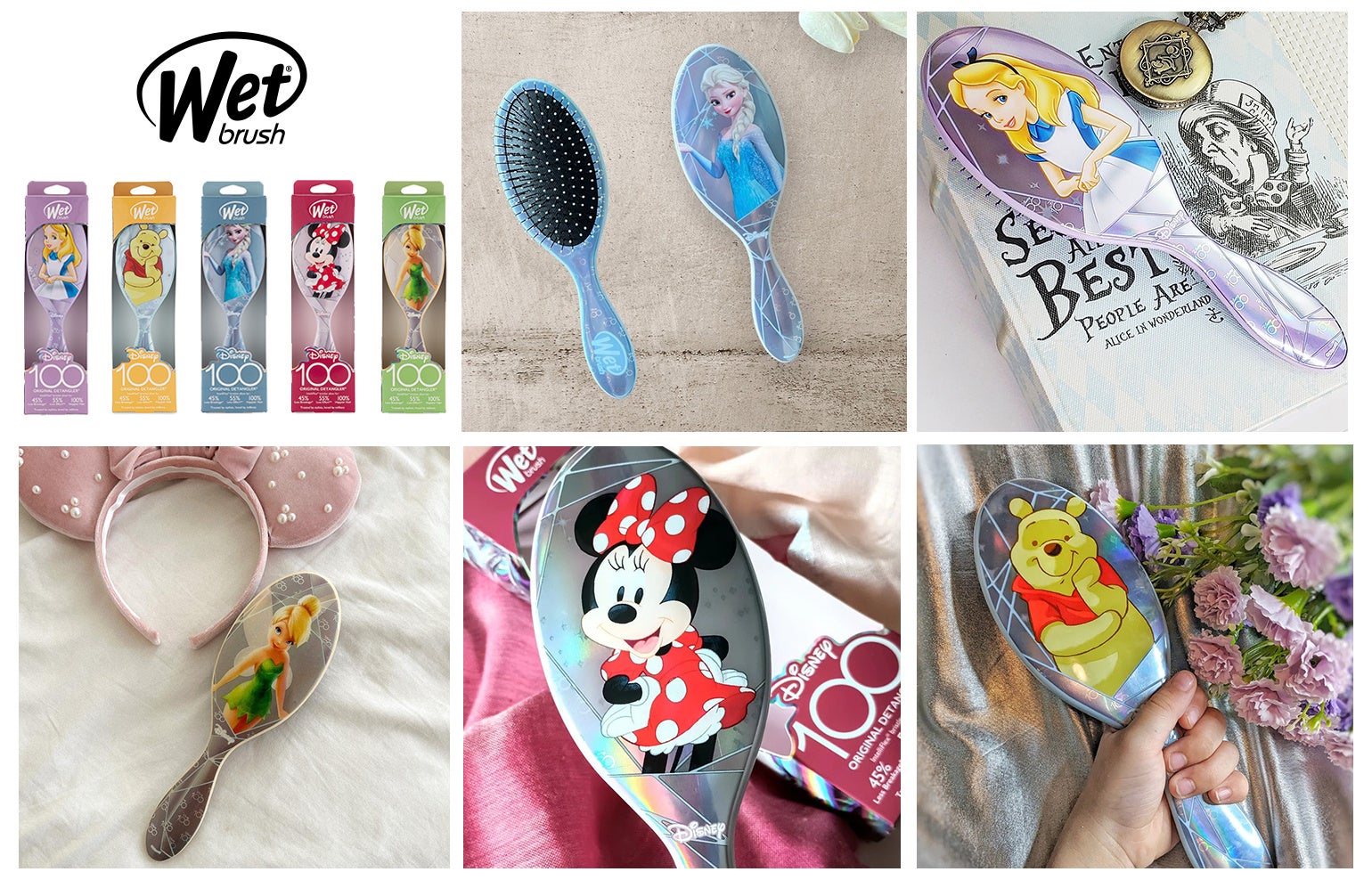 ディズニー100周年記念！人気キャラクターと全米で話題の「WetBrush®️(ウェットブラシ)」がコラボしたヘアブラシが新登場のサブ画像1