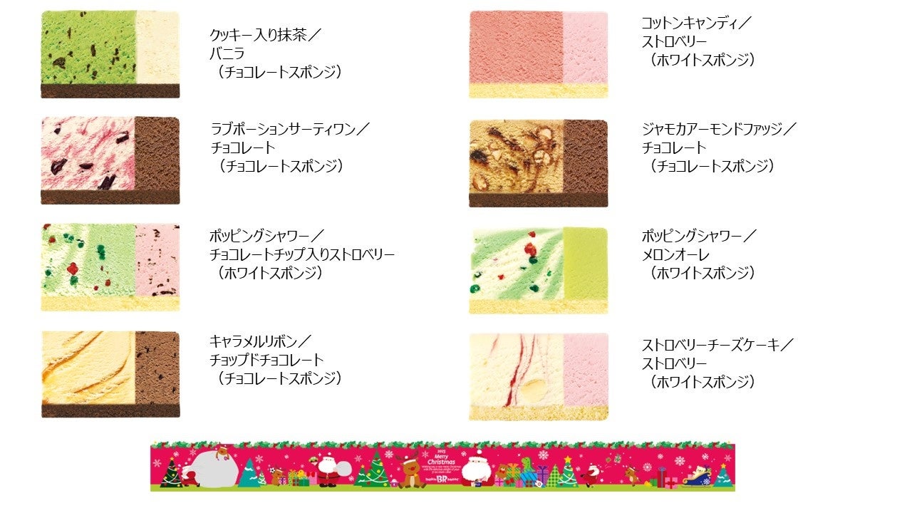 選ぶ楽しさいっぱいの、とっておきのクリスマス！ネットでラクラク予約！「HAPPY ICECREAM CHRISTMAS（ハッピー アイスクリーム クリスマス）」のサブ画像2_クリスマス パレット８