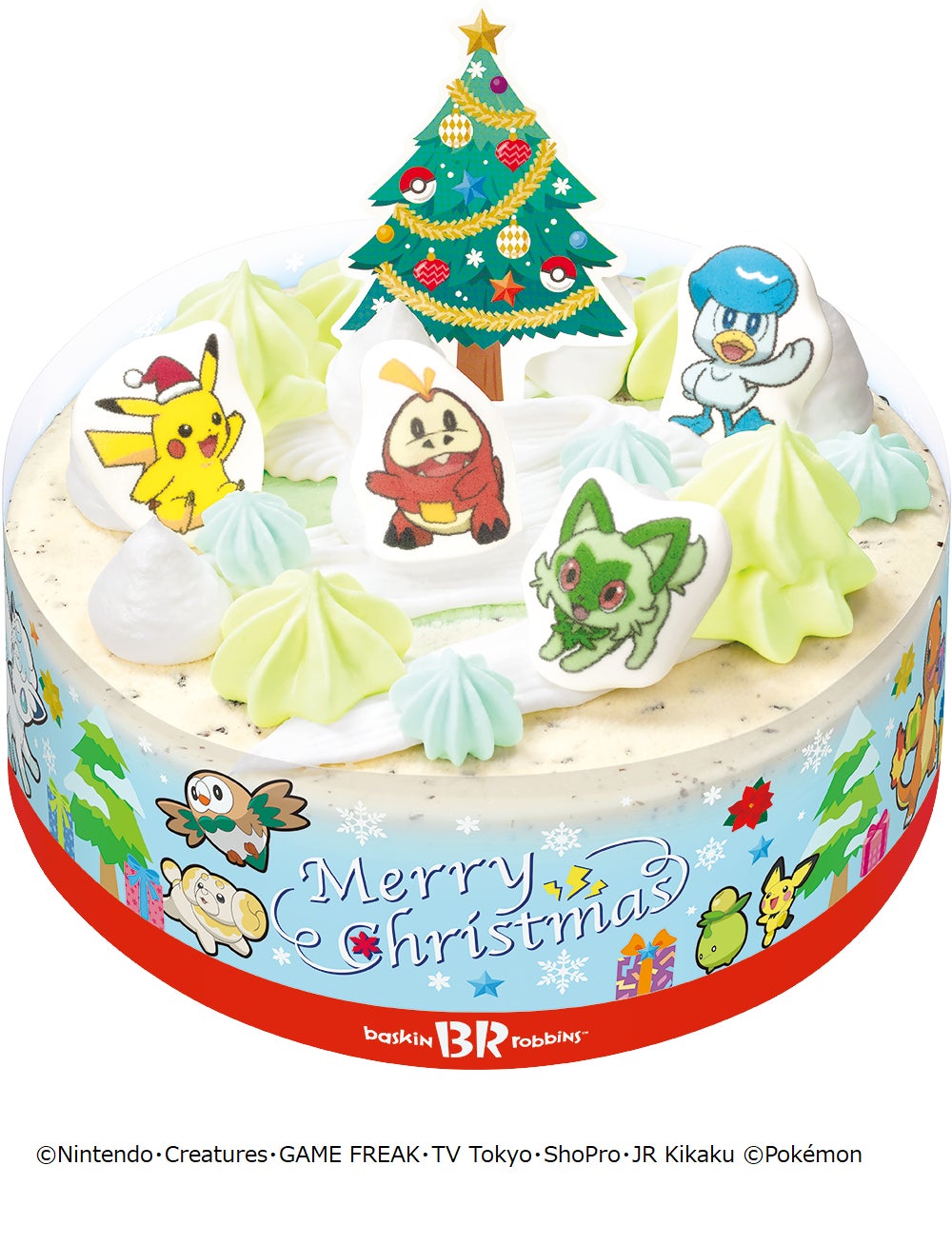 選ぶ楽しさいっぱいの、とっておきのクリスマス！ネットでラクラク予約！「HAPPY ICECREAM CHRISTMAS（ハッピー アイスクリーム クリスマス）」のサブ画像9_ポケモン クリスマス アイスクリームケーキ