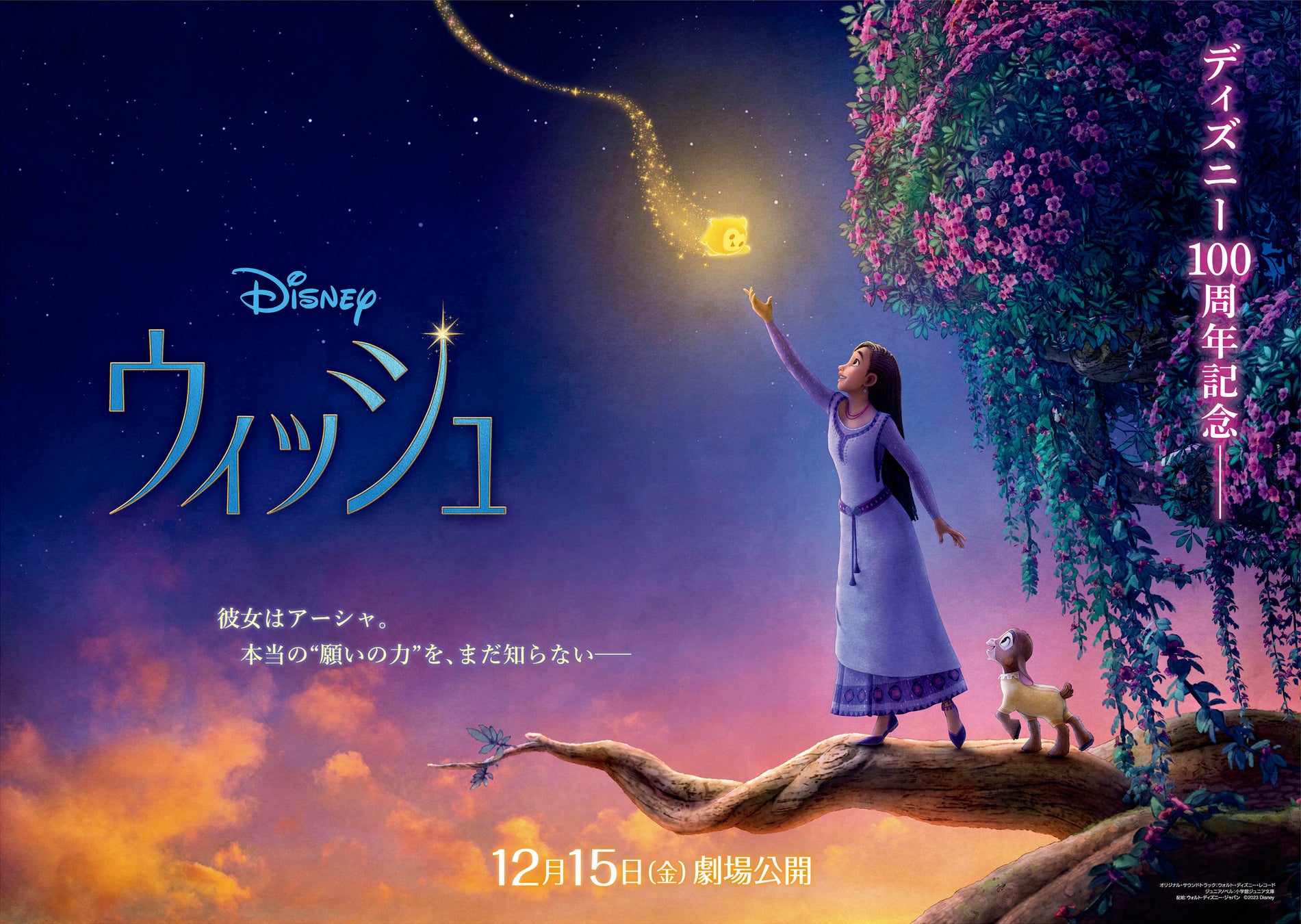ディズニー創立100周年記念作品『ウィッシュ』をイメージした特別ライティング点灯！のサブ画像3