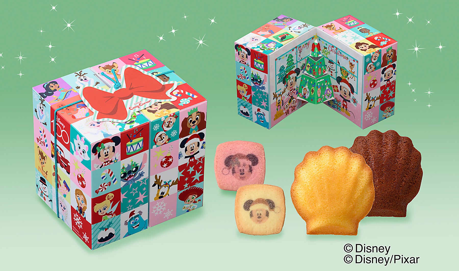 【銀座コージーコーナー】毎年大人気！クリスマス限定、ディズニーデザインのプチケーキアソート。今年はピクサー映画のキャラクターが登場！のサブ画像3