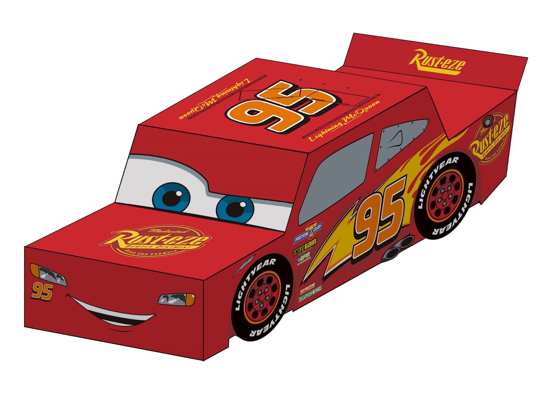 ディズニーキャラクターをモチーフとしたペーパークラフトをプレゼント！HAWKINS キャンペーンのサブ画像2_カーズ